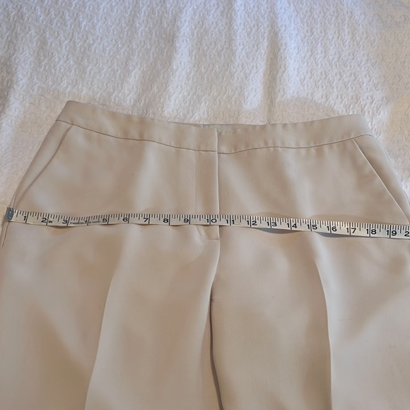 REISS flowy wide leg cream colored pants. EUC. Worn to one event. Beautiful! - Picture 9 of 10